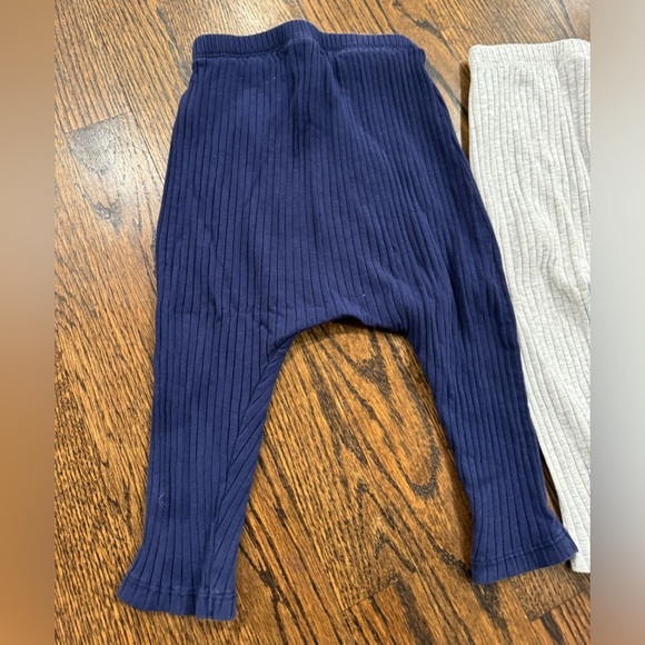 Baby boy old navy ribbed harem pant bundle navy grey and stripe 18-24 months - Picture 2 of 9